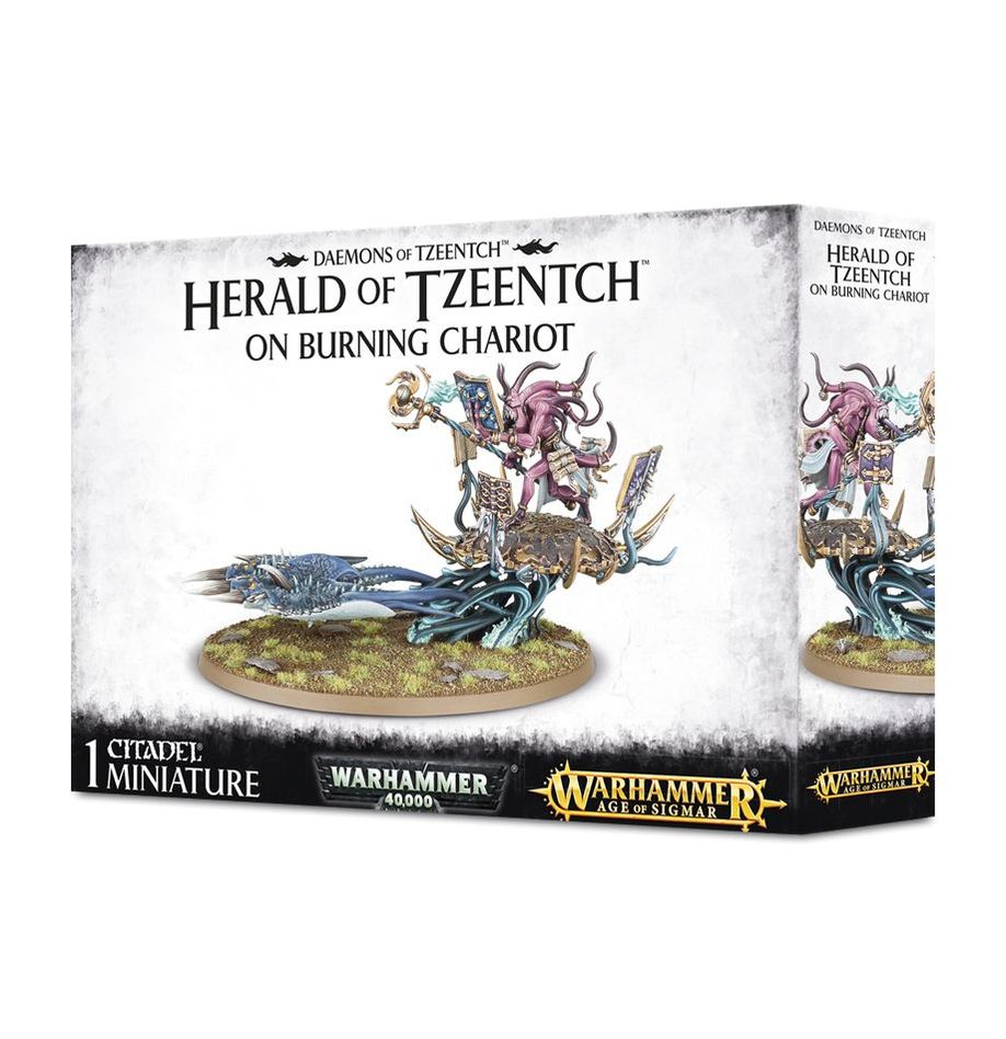 Chaos Daemons: Herald of Tzeentch on Burning Chariot
