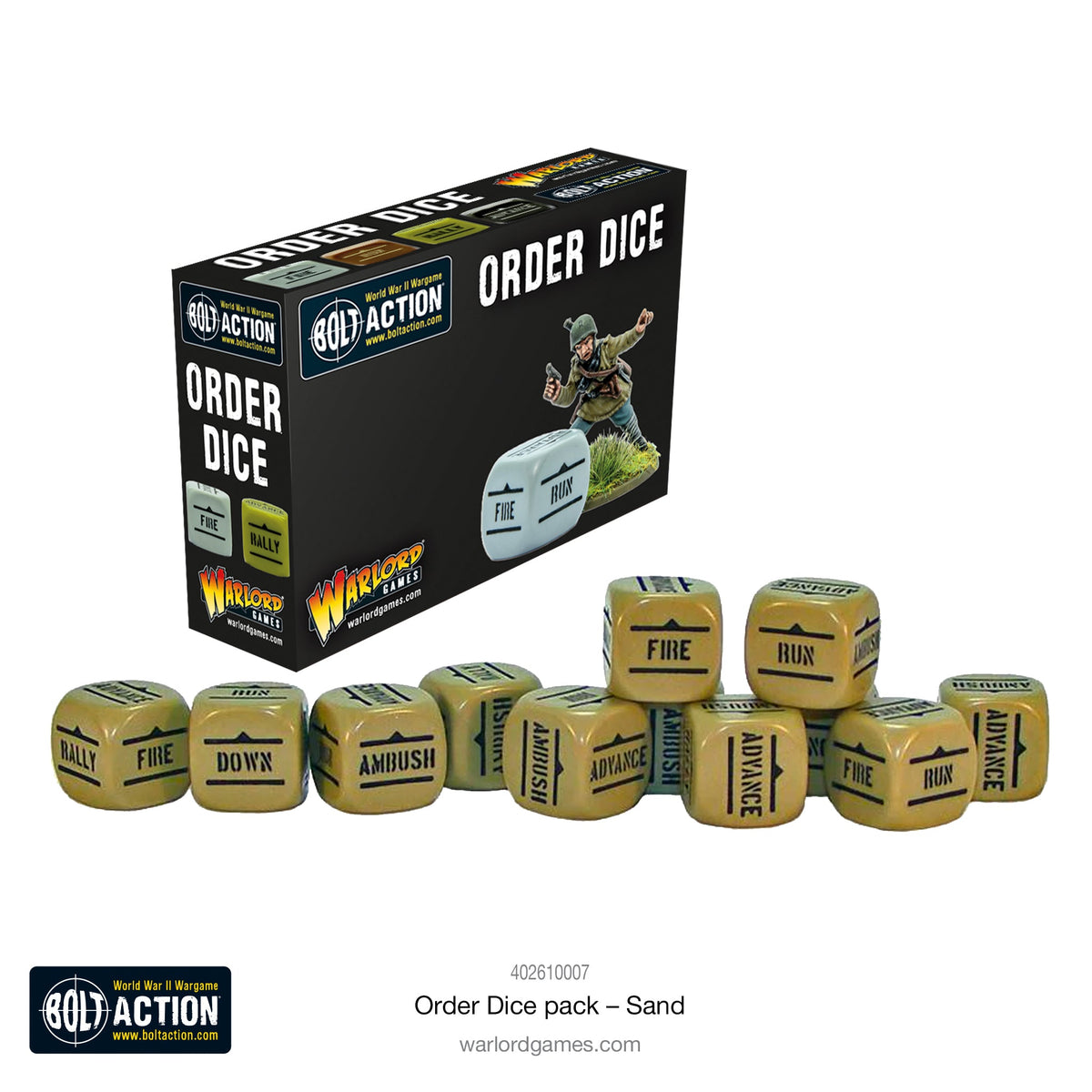 Bolt Action: Order Dice