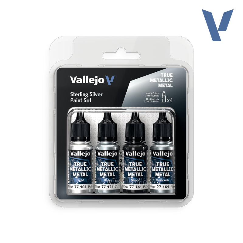 True Metallic Metal: Sterling Silver Set