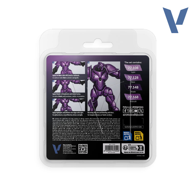 True Metallic Metal: Amethyst Purple Set