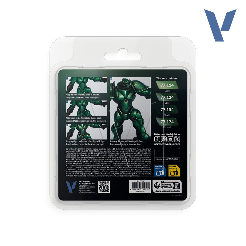 True Metallic Metal: Dusken Green Set