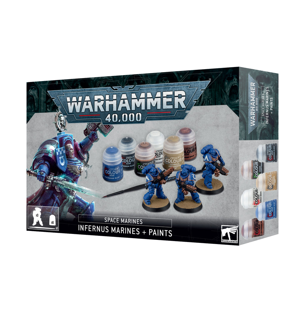 Space Marines: Infernus Marines Paint Set