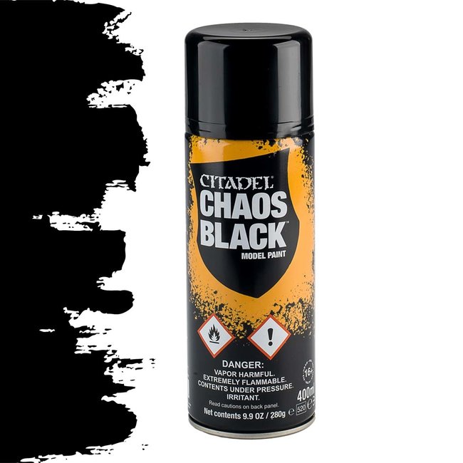 Citadel Spray Paint: Chaos Black
