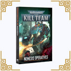 Warhammer 40,000 Kill Team Nemesis Operatives game box on a white background