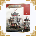 Warhammer Age of Sigmar Cannonade Cogfort model packaging on a white background