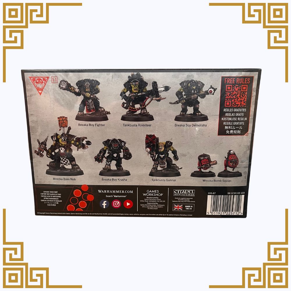 Warhammer 40k kill team wrecka krew box back