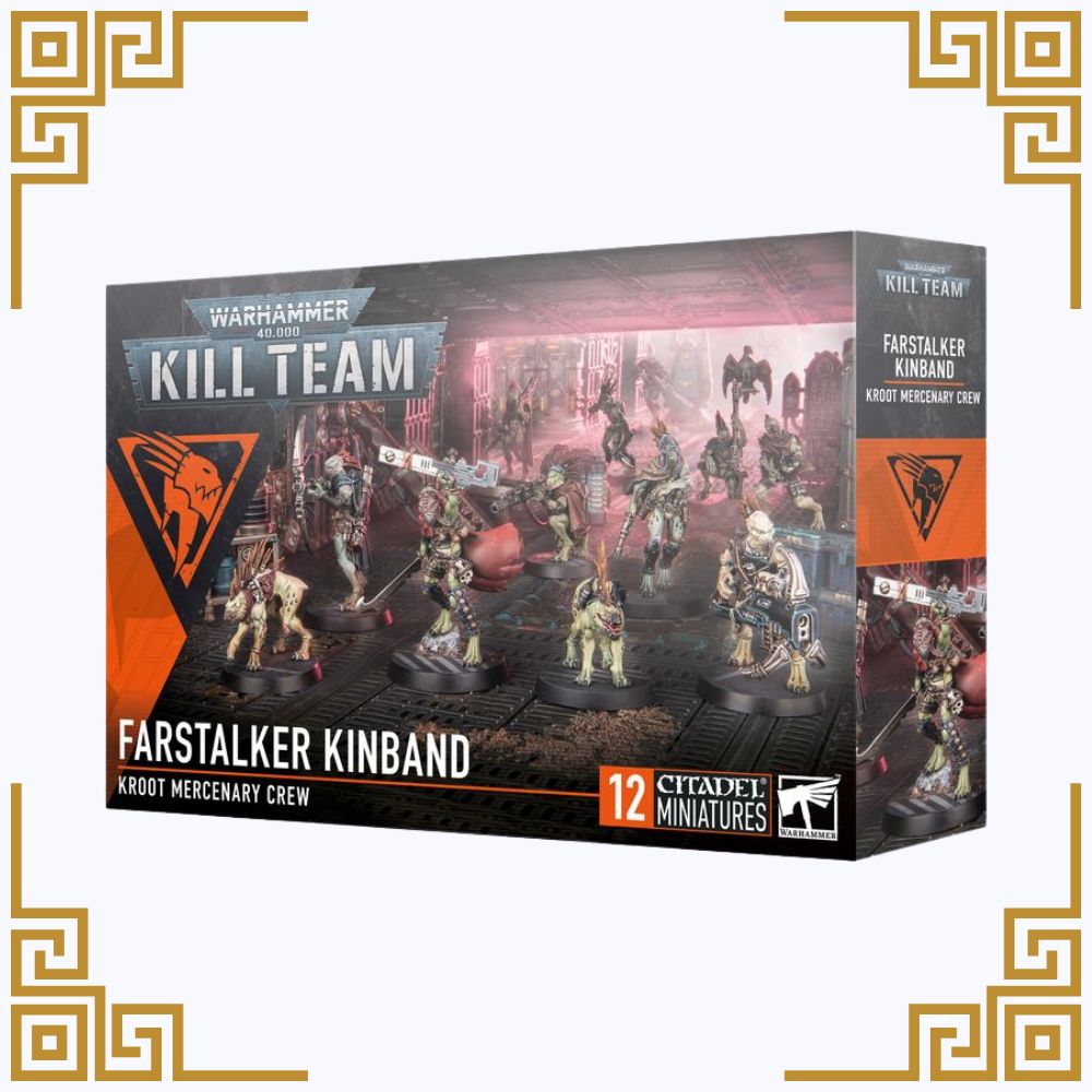 Box of Warhammer kill team farstalker kinband on a white background