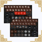 Collection of Killteam fellgor ravagers tokens and components for Warhammer 40k