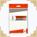 Packaging of Everlasting Wet Palette hydration paper sheets with red and white design.