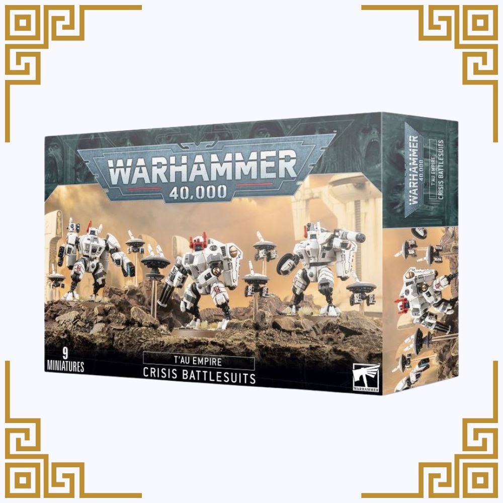 Tau Empire: XV8 Crisis Battlesuit Team