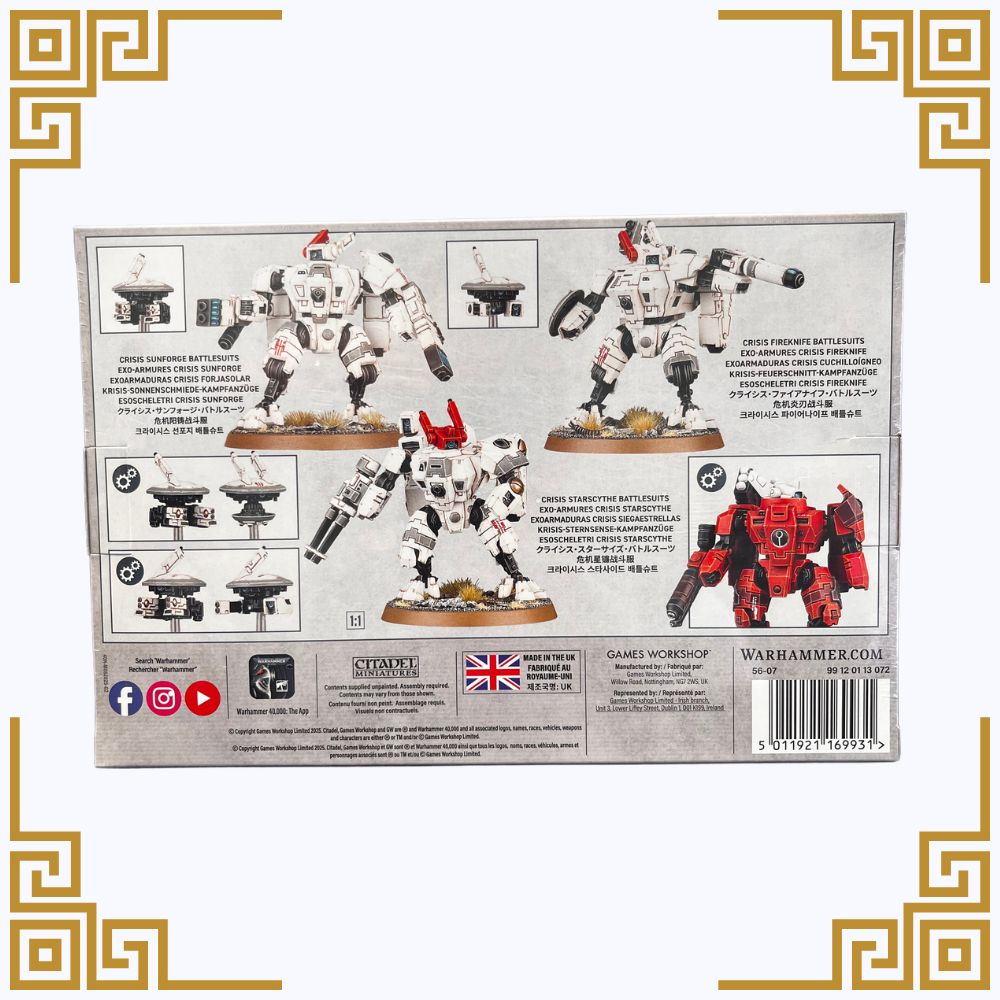 Tau Empire: XV8 Crisis Battlesuit Team