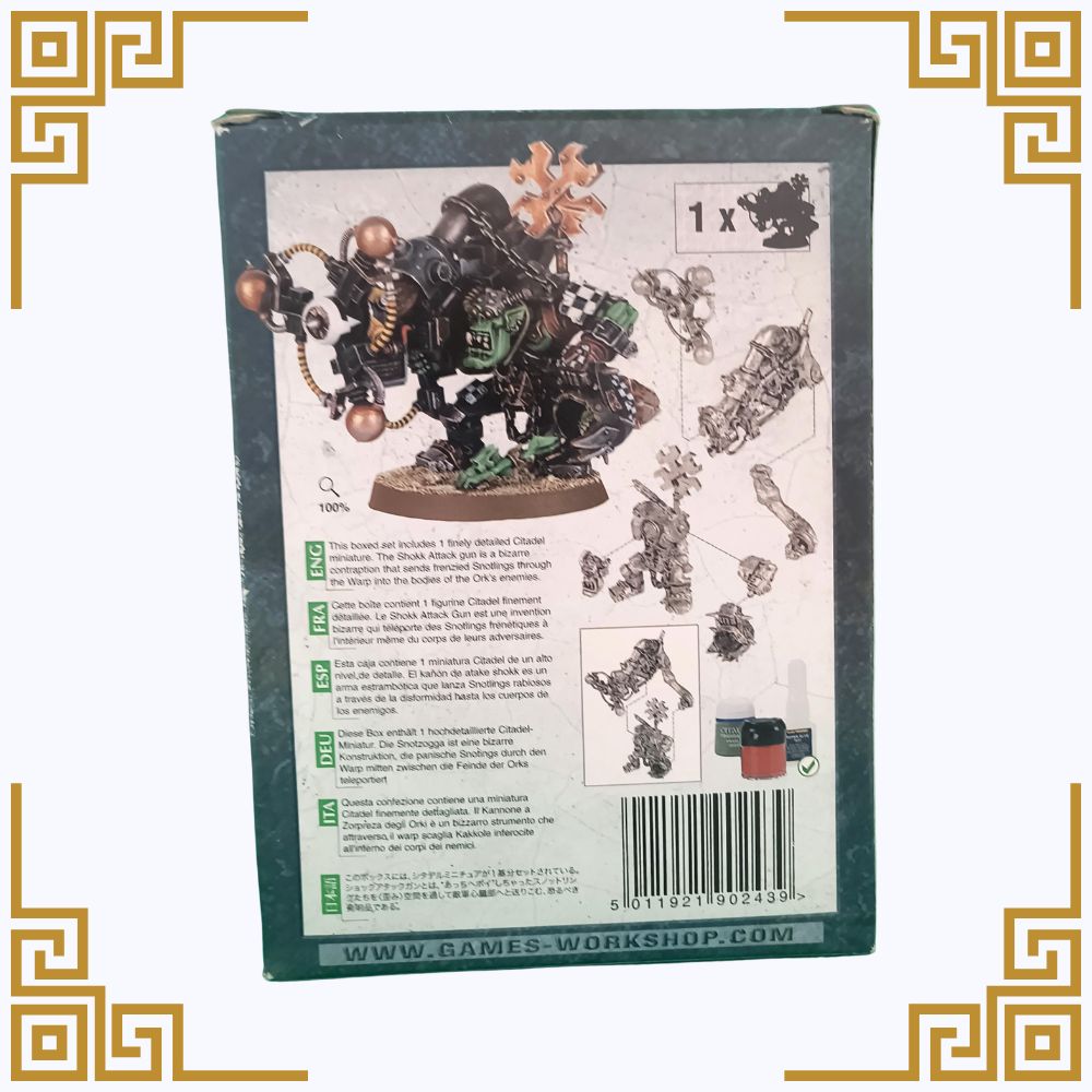 Orks: Big Mek with Shokk Attack Gun