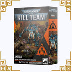 Warhammer 40,000 Kill Team Ambull box with game characters on a white background