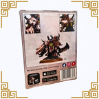 Warhammer 40,000 Orks Beastboss  packaging with character images and branding on a beige background