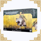 Warhammer 40,000 Orks Mozrog Skragbad miniature packaging on a white background