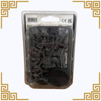 Warhammer 40,000 Orks Painboss kit packaging with figurines inside on a white background
