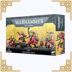Warhammer 40,000 Orks Squig Hog Boyz miniatures box packaging on a white background