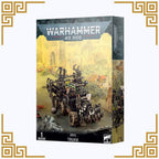 Warhammer 40,000 Orks Trukk model packaging on a white background