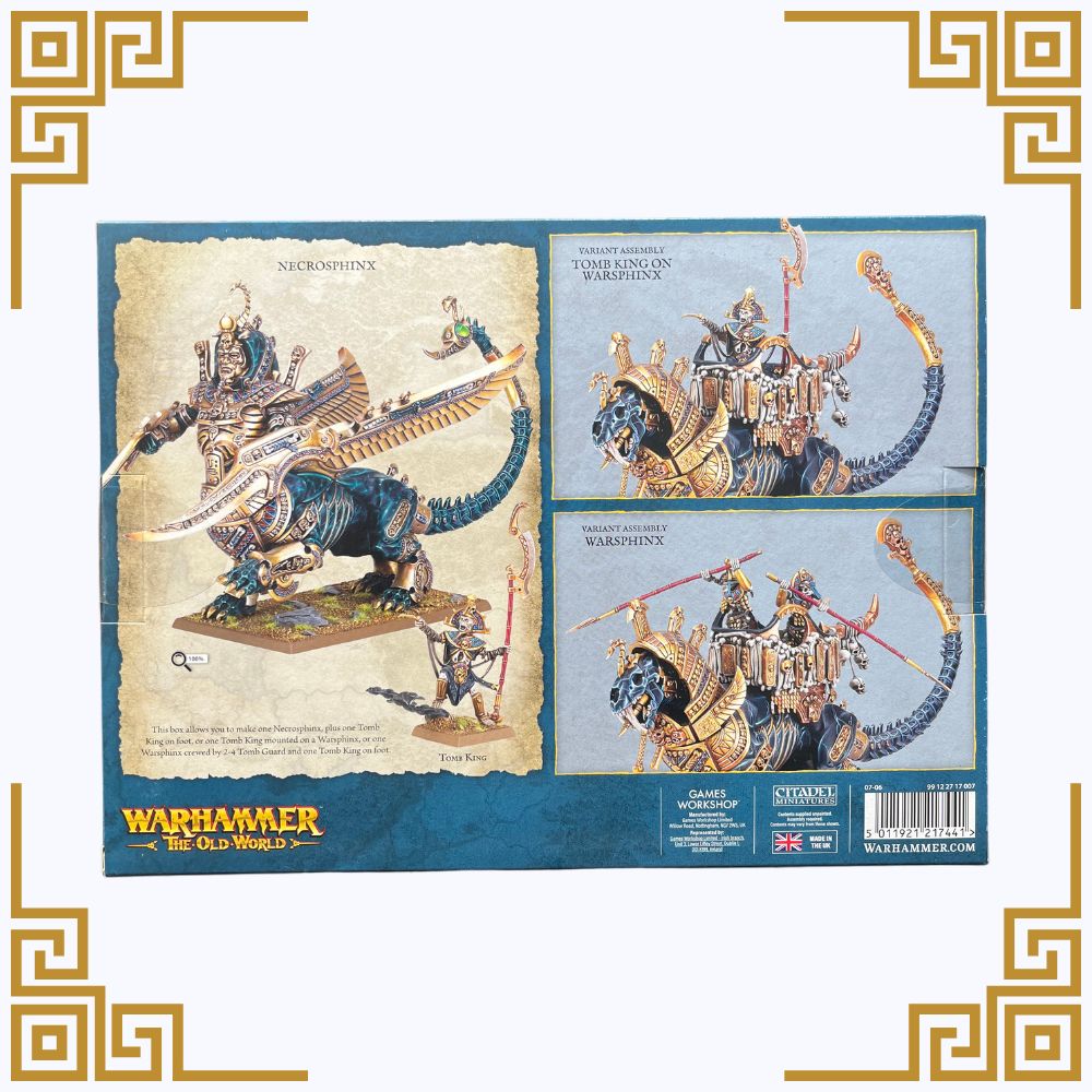 The Old World: Necrosphinx / Khemrian Warsphinx