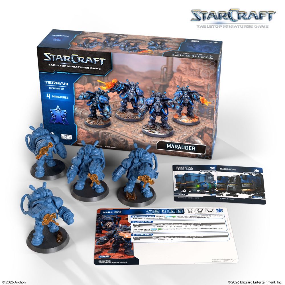 Starcraft Miniatures Games: Terran Marauder