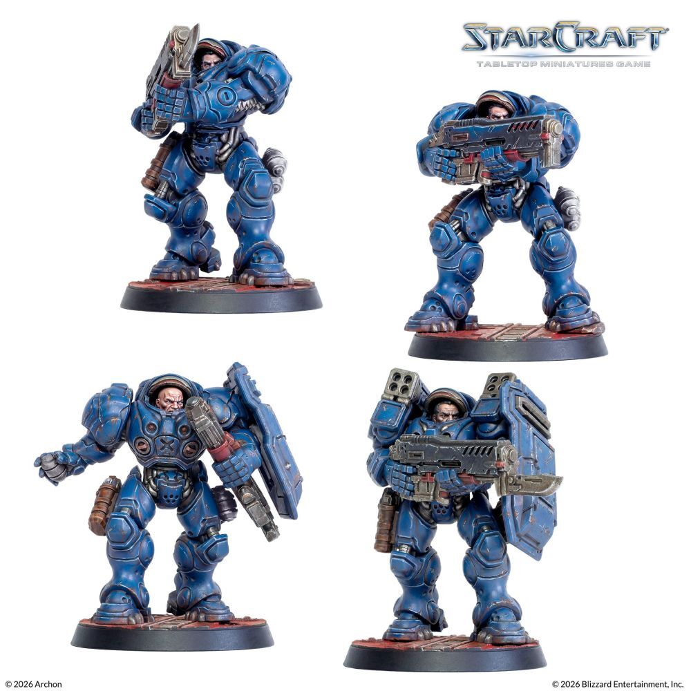 Starcraft Miniatures Games: Terran Marine