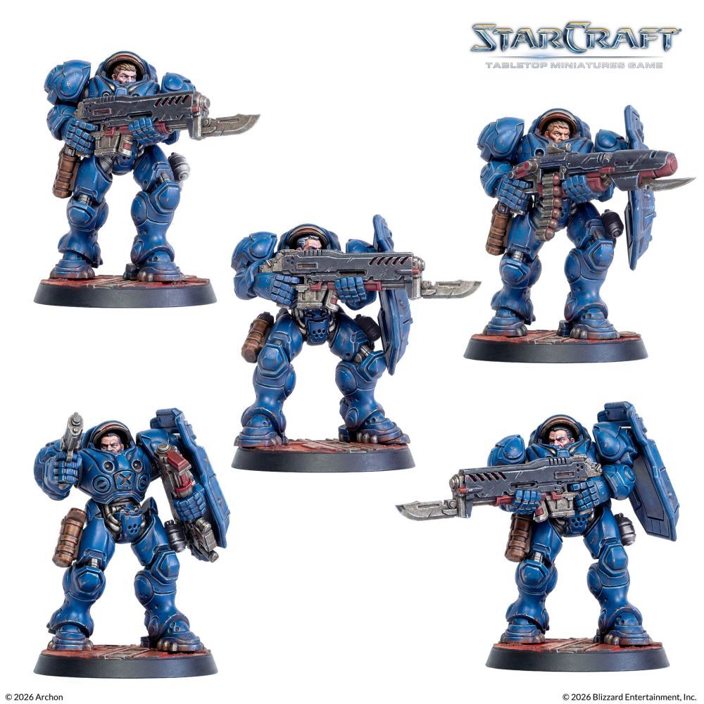 Starcraft Miniatures Games: Terran Marine